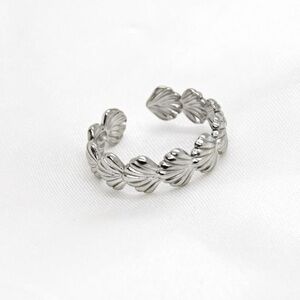 Silver Seashell Ring